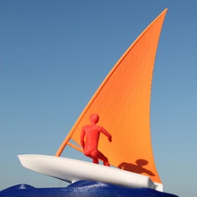 laser modello imbarcazione giochi giocattoli barca vela 3d print model - Mito3D
