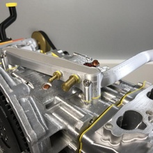 soğutma manifold uzantı ej20 Subaru motor yedek parçalar 3d print model - Mito3D