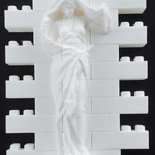 Montini nature dévoilement science mur ensemble lego compatible art briques sculpture statue bloquer bâtiment blocs bouwstenen 3d print model - Mito3D