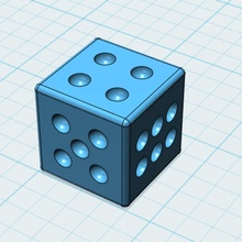 dice 3d printable boardgame 3d print model - Mito3D