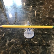 Bobert lindo caneta escrivaninha escritório lápis esqueleto personagem 3d print model - Mito3D