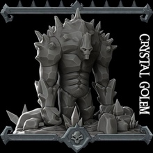 cristallo golem tavolo 3d print model - Mito3D