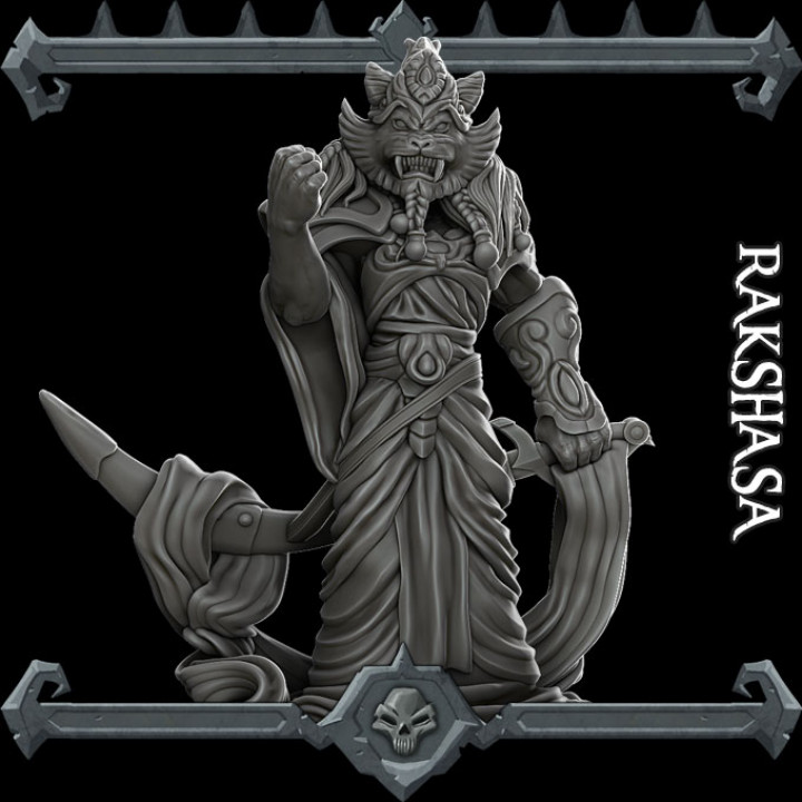 rakshasa tabletop 3D print model - Mito3D