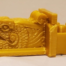 Montini aztèque dragon tête lego compatible briques bloquer bâtiment blocs bouwstenen 3d print model - Mito3D