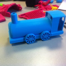 locomotora v1 juegos juguetes vehículos 3d print model - Mito3D