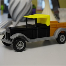 cubain camionnette jouets jeux camion cuba pick up 3d print model - Mito3D