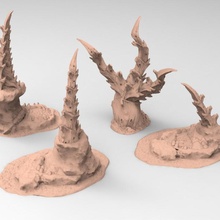 tyty bug party terrain remix 4 tabletop trooper wargaming starship bugs 28mm 35mm scenery tyran 3d print model - Mito3D