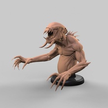 creature sculpture 3d print model - Mito3D