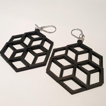 earrings octa jewellery 3print 3d print model - Mito3D
