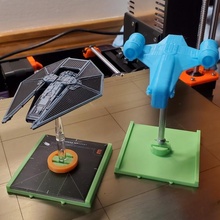star wars x-wing 20 medium base game miniatures edition 3d print model - Mito3D