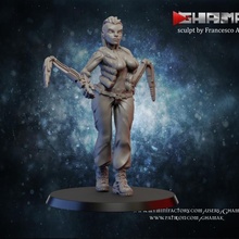 female maelstorm tabletop game rpg sexy woman cyberpunk 2020 sex 2077 roleplaygame cuborg starfight 3d print model - Mito3D
