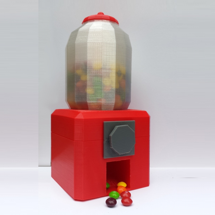 candy dispenser machine & garden holder sugar container desk toy 3D print model - Mito3D