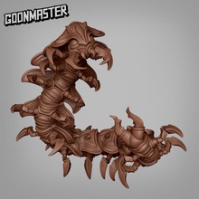 giant centipede bug tabletop alien creature fantasy insect master minion monster rpg miniature scifi zerg dnd swarm pathfinder goon tyranid 3d print model - Mito3D
