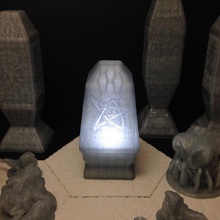 elder sign nightlight & garden 3d print model - Mito3D