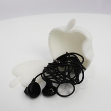 apple logo cas fan art l'iphone marque casque d'écoute marchandise téléphone 3d print model - Mito3D
