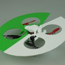 grenouille lily gadgets l'électronique drone microdrone30 3d print model - Mito3D