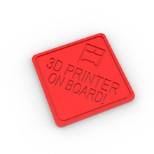3d impressora borda carro segurança 3d print model - Mito3D