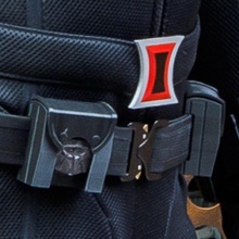 vengeurs 2012 noir veuve ceinture packs soutenir cosplay noire 3d print model - Mito3D
