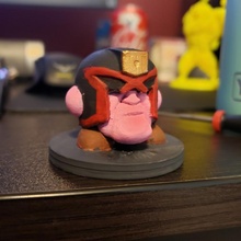 hakim dredd Kirby parçalamak Amiibo 3d print model - Mito3D