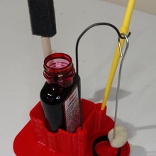 3oz 4oz cuero colorante botella soporte herramienta fiebings Ángelus 3d print model - Mito3D