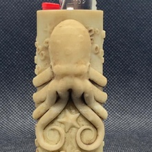 octopus lighter case ocean pirate 3d print model - Mito3D