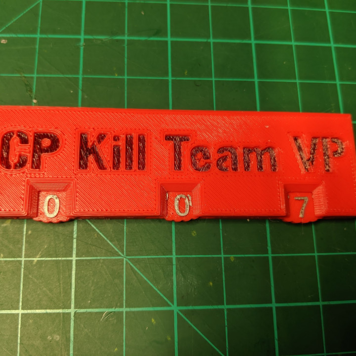 kill team point tracker dial wh40k killteam 3D print model - Mito3D