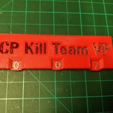 kill team point tracker dial wh40k killteam 3d print model - Mito3D