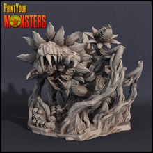 giant plant tabletop game monster warhammer miniature patreon d&d dnd carnivorous pathfinder lepas 3d print model - Mito3D