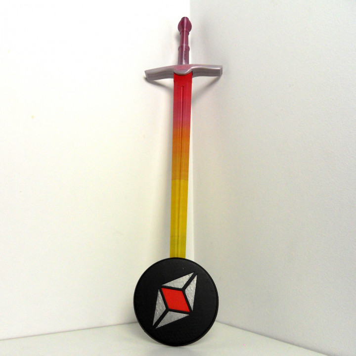 rainbow sword 3d eryone medyk3d medyk 3D print model - Mito3D