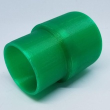 shop-vac hose adapter vacuum 25 male-to-male 3d print model - Mito3D