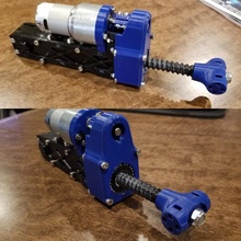 ball screw linear actuator bearing mechanical robot engineering servo motion robotics positioning encoder ballscrew mechinism rotary motor 3d print model - Mito3D