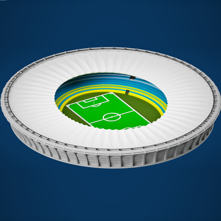 est dio maracan - maracana stadium football soccer riodejaneiro arena flamengo rio maraca futebol estadio stadion fluminense botafogo vasco jornalistamariofilho mariofilho stateofriodejaneiro castelobranco maiordomundo templodofutebol 3D print model - Mito3D