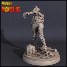 zombie tabletop game monster warhammer miniature patreon d&d dnd pathfinder lepas 3d print model - Mito3D