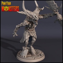 demon 2 tabletop game hell monster rpg warhammer miniature patreon d&d dnd pathfinder lepas 3d print model - Mito3D