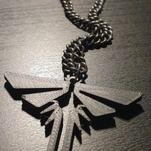 us - firefly pendant games jewellery necklace thelastofus naughtydog playstation4 lastofus joel ellie 3d print model - Mito3D
