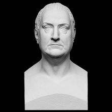 Edward pellew analyse 3d buste homme marine portrait sculpture France plâtre Danemark Thorvaldsen vicomte cc0 openglam artec eva edward 3d print model - Mito3D