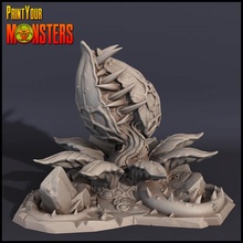carnivorous plant classic closed tabletop game monster rpg terrain warhammer miniature patreon d&d dnd pathfinder scatter lepas 3d print model - Mito3D