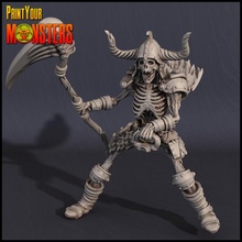 esqueleto 5 jinete t rex mesa juego monstruo rpg martillo guerra miniatura Patreon d dnd pionero Déjalo 3d print model - Mito3D