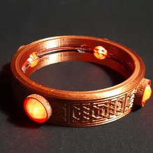 kjaro Runald 39 bande risque pluie 2 bracelet 3d print model - Mito3D