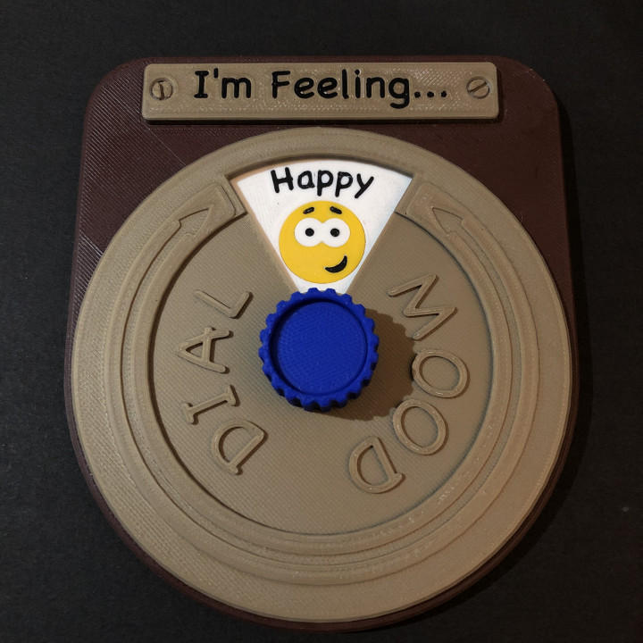 animico marcar 39 sensación Tienda escritorio mando juguete pared contento triste cumpleaños Fechado sentimientos asperger 3D print model - Mito3D
