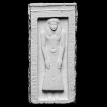 Grab Stele pa ger Scan 3d Ägypten ägyptisch Skulptur Kalkstein Tod Grabstein Thorvaldsen Naiskos Openglam artec eva 3d print model - Mito3D