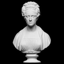caroline scan female portrait woman marble royalty princess copenhagen denmark thorvaldsen ferdinand bertel-thorvaldsen cc0 openglam artec-eva 3d print model - Mito3D