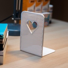 bookstand bookends bookend decoration heart bookshelf productdesign technologicaluniversitydublin tudublin 3d print model - Mito3D