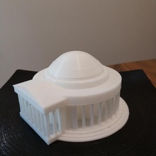 Jefferson monumento 3d print model - Mito3D