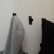 clothes hooks dress hanger hook wall cloth 3d print model - Mito3D
