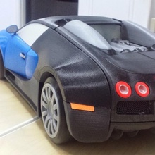 bugatti veyron toys & games car cars bugattiveyron 3d print model - Mito3D