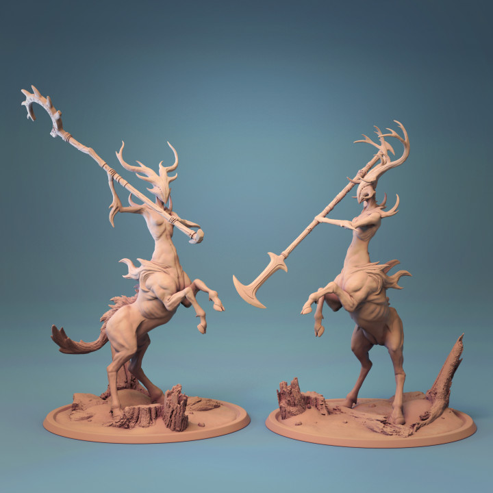 centaures table impression créature forêt monstre Seigneur centaure lotp 3D print model - Mito3D