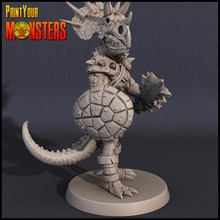lizardmen 4 tabletop game lizard monster warhammer miniature patreon d&d dnd pathfinder lepas 3d print model - Mito3D