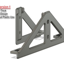 Seitenwickler x1 BTN axis Klammer 3d print model - Mito3D