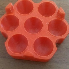doh formas huevos esferas molde play 3d print model - Mito3D
